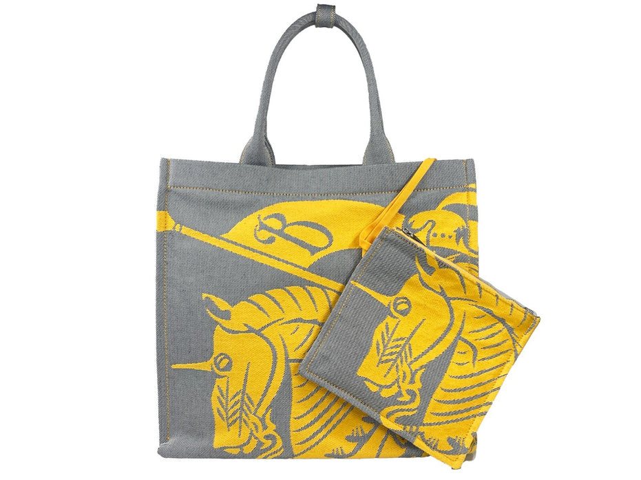 Τσάντα Tote Burberry EKD Canvas Με Θήκη για Κέρματα