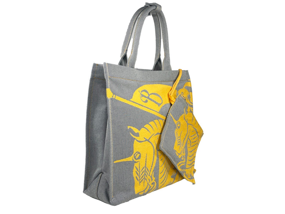 Τσάντα Tote Burberry EKD Canvas Με Θήκη για Κέρματα