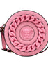 Δερμάτινη τσάντα χιαστί Versace Round Disco Camera Case