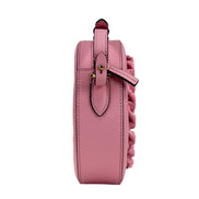 Τσάντα Crossbody Versace Round Disco από Δέρμα για Κάμερα