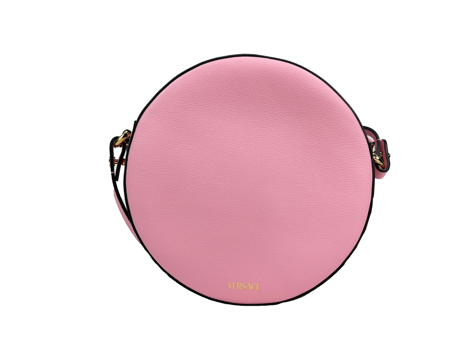 Τσάντα Crossbody Versace Round Disco από Δέρμα για Κάμερα