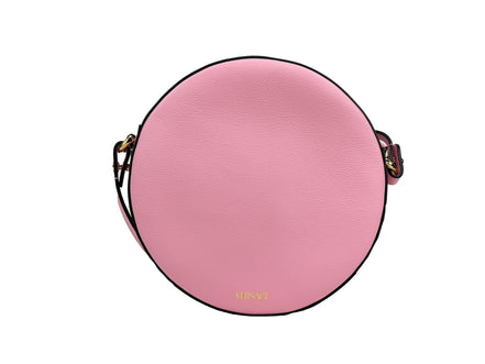 Τσάντα Crossbody Versace Round Disco από Δέρμα για Κάμερα