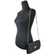 Versace Wallet On A Chain Fabric Black Crossbody Bag