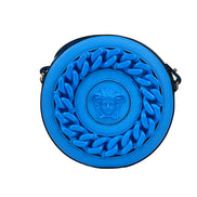 Τσάντα Crossbody Versace Round Disco από Δέρμα για Κάμερα