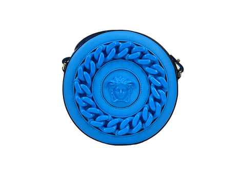 Τσάντα Crossbody Versace Round Disco από Δέρμα για Κάμερα