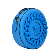Τσάντα Crossbody Versace Round Disco από Δέρμα για Κάμερα
