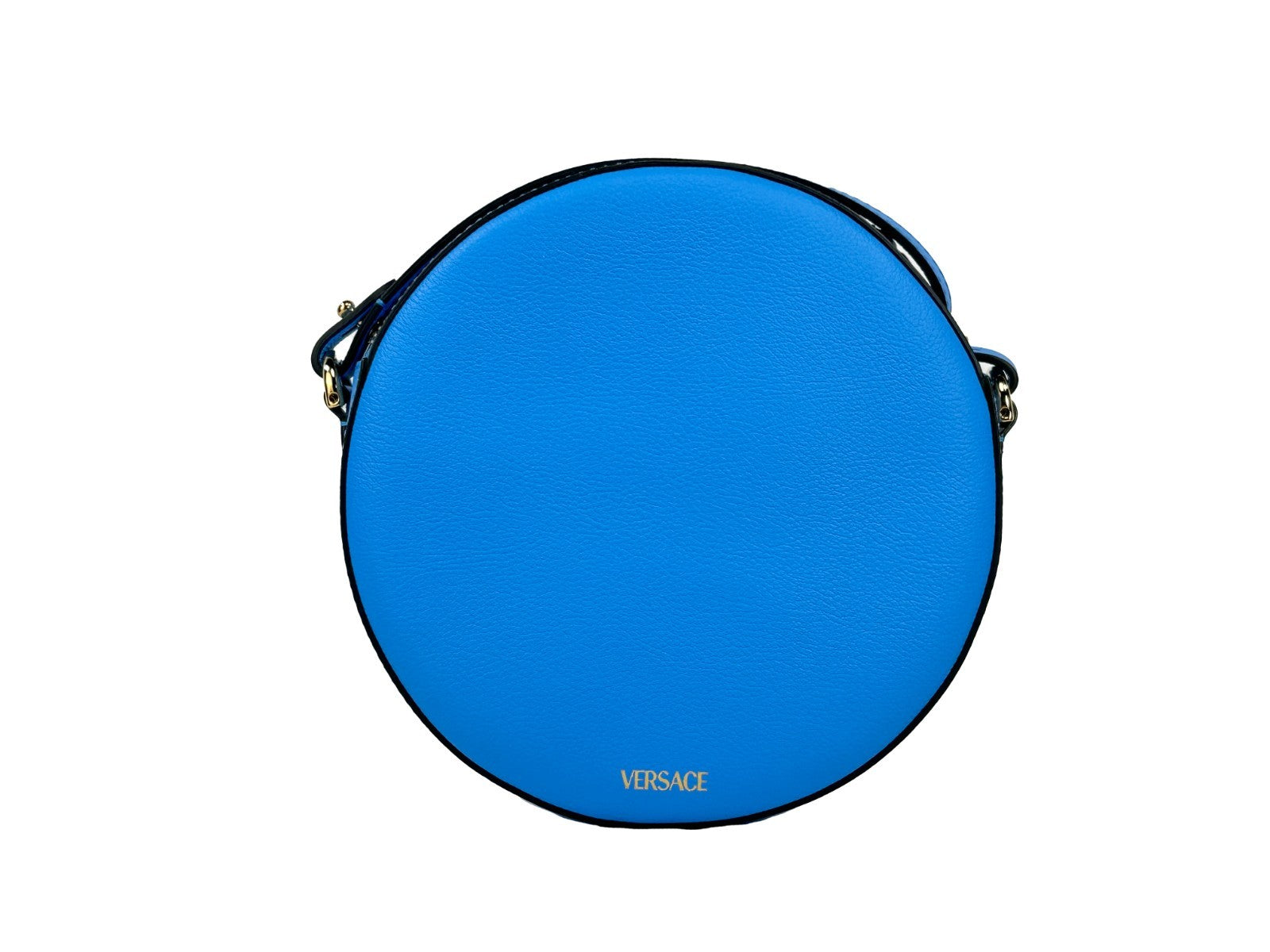 Τσάντα Crossbody Versace Round Disco από Δέρμα για Κάμερα