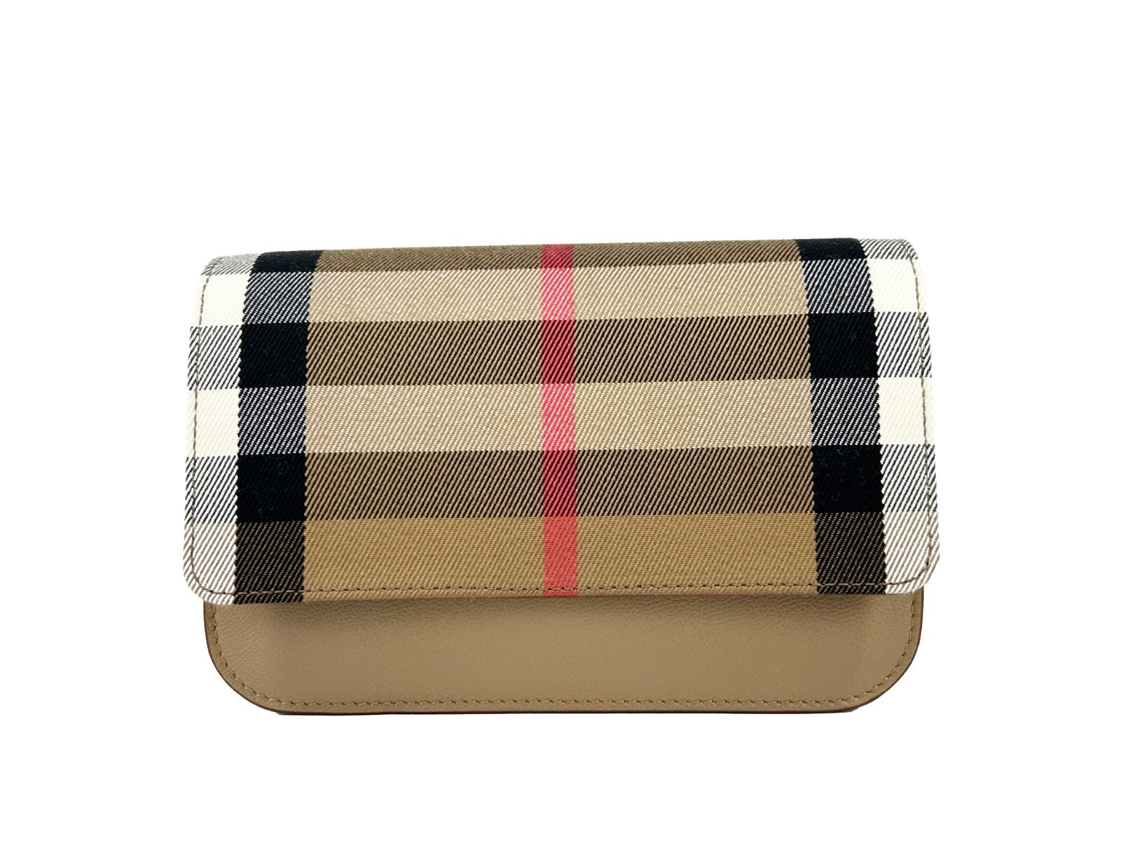 Τσάντα Burberry Small Leather Madison Crossbody Check