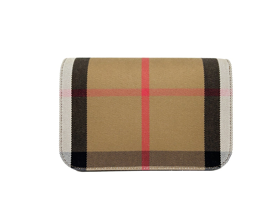 Τσάντα Burberry Small Leather Madison Crossbody Check