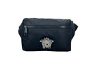Versace Medusa Black Nylon Belt Bag Waist Fanny Pack Purse