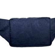 Versace Medusa Navy Nylon Belt Bag Waist Fanny Pack Purse