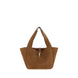Saint Laurent Brown Calf Leather Bos Taurus Shoulder Bag