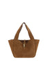 Saint Laurent Brown Calf Leather Bos Taurus Shoulder Bag