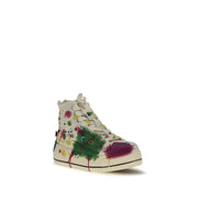 R13 Πολύχρωμα Βαμβακερά Sneakers με Ψηλή Γλώσσα  
