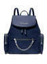 Michael Kors Blue Fur Backpack