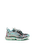 Off-White Multicolor Polyester Athletic Sneakers