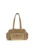 Miu Miu Beige Cotton Shoulder Bag