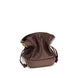 Saint Laurent Bordeaux Lamb Ovis Aries Aries Clutch Bag