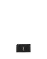 Saint Laurent Black Calf Leather Bos Taurus Wallet