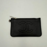 Πορτοφόλι/θήκη καρτών Chanel CHANEL από δέρμα αρνιού