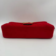 Gucci GUCCI MARMONT Red Velvet Handbag