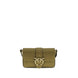 PINKO Bicolor Calf Leather Bos Taurus Shoulder Bag