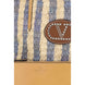 Valentino Garavani Blue Raffia Backet Bag