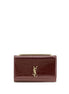 Saint Laurent Bordeaux Calf Leather Bos Taurus Shoulder Bag