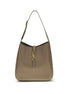 Saint Laurent Gray Calf Leather Bos Taurus Shoulder Bag