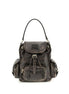 Miu Miu Brown Calf Leather Bos Taurus Backpack