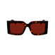 Ferragamo Brown Acetate Sunglasses