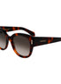 Ferragamo Brown Acetate Sunglasses