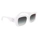 Longchamp White Acetate Sunglasses