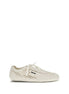 Prada Beige Fabric Low Top Sneakers
