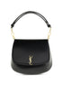 Saint Laurent Black Calf Leather Bos Taurus Handbag