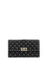 Valentino Garavani Black Calf Leather Bos Taurus Shoulder Bag