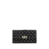 Valentino Garavani Black Calf Leather Bos Taurus Shoulder Bag
