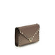 Valentino Garavani Brown Calf Leather Bos Taurus Wallet