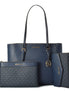 Michael Kors Blue Leather Tote Bag