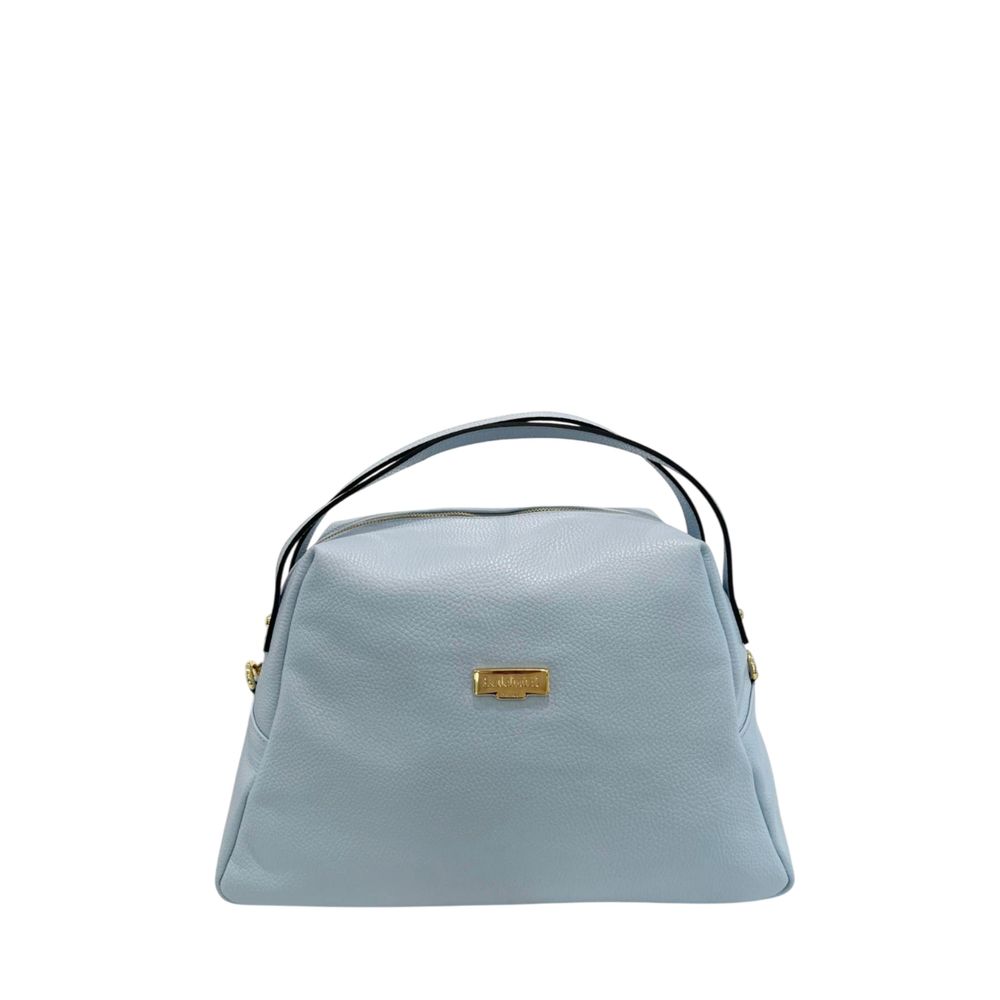 Baldinini Trend Blue Leather Women Bag