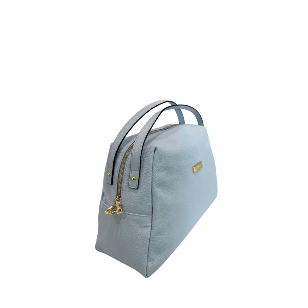 Baldinini Trend Blue Leather Women Bag