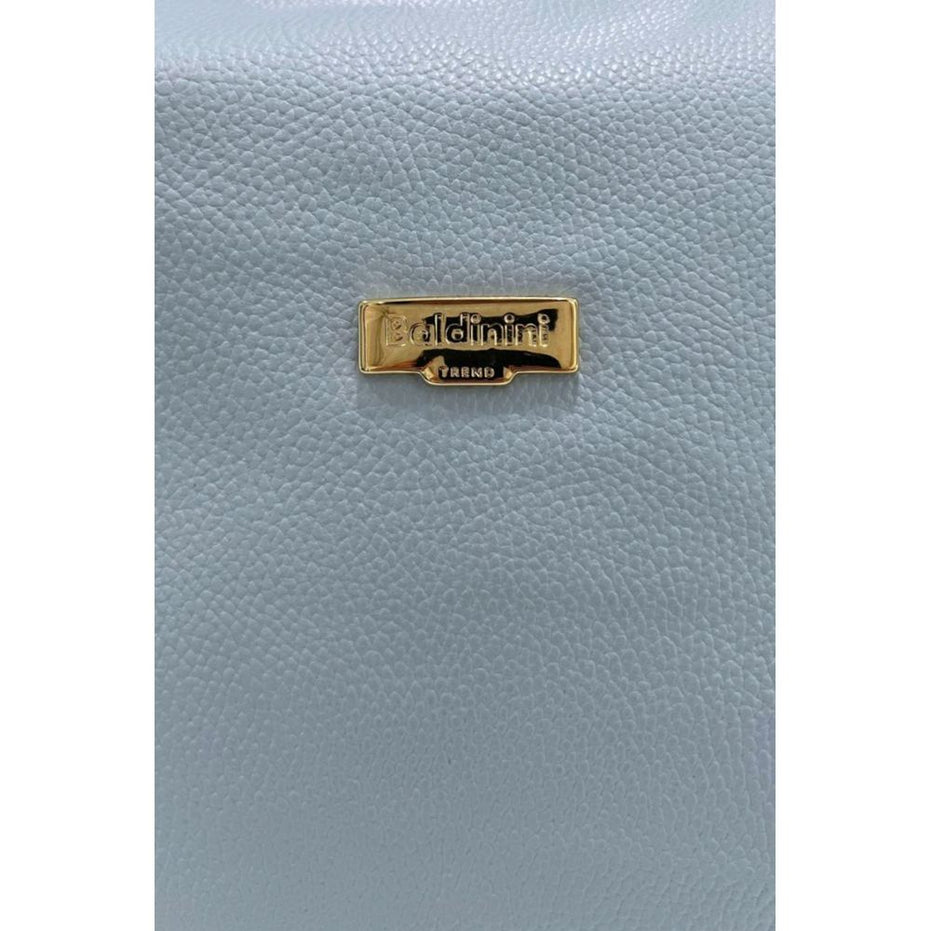 Baldinini Trend Blue Leather Women Bag