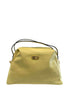 Baldinini Trend Yellow Leather Women Shoulder Bag