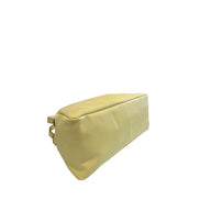 Baldinini Trend Yellow Leather Women Shoulder Bag