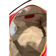 Baldinini Trend Red Leather Women Shoulder Bag