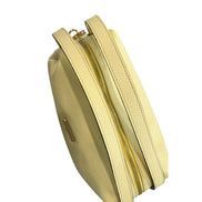 Baldinini Trend Yellow Leather Women Shoulder Bag
