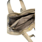 Baldinini Trend Beige Leather Women Shoulder Bag