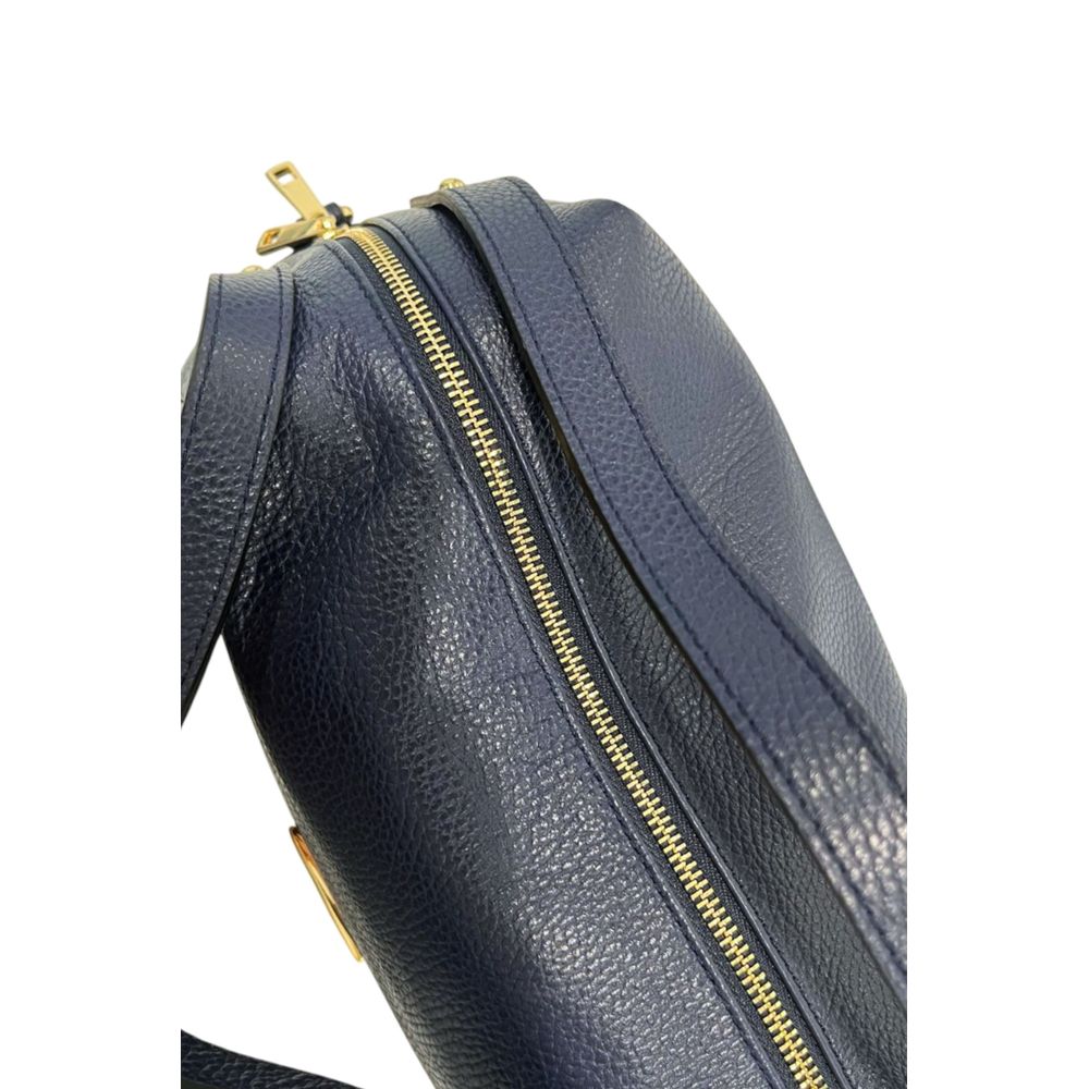 Baldinini Trend Blue Leather Women Bag