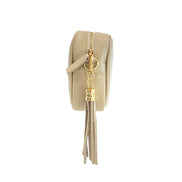 Baldinini Trend Beige Cowhide Leather Women Crossbody Bag