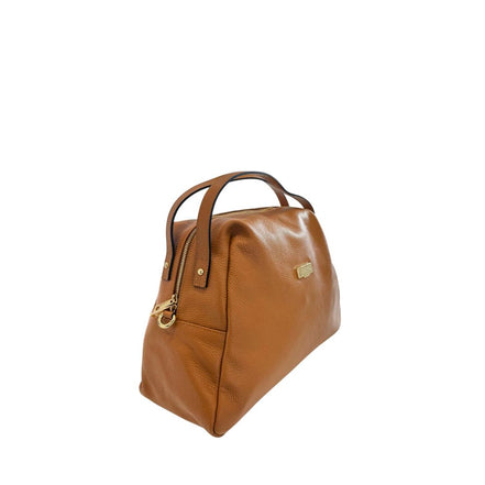Baldinini Trend Brown Leather Women Shoulder Bag